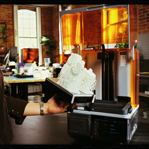 3D Printed Part in Formlabs Alpha White resin out of Form Studio 1 3D Printer