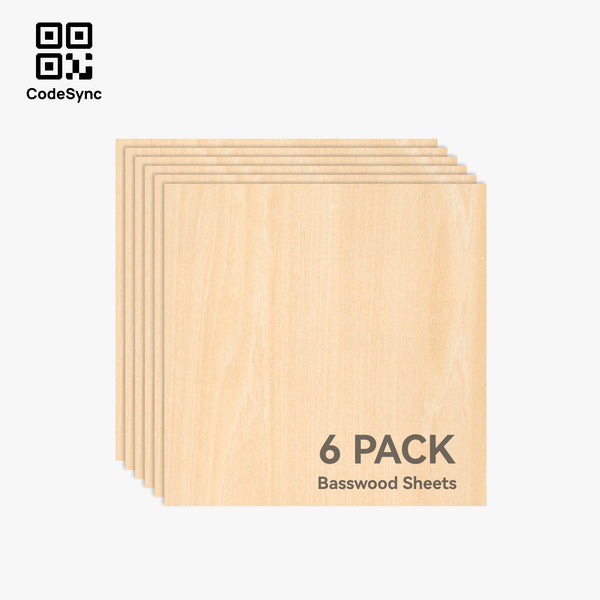 Bambu Lab 3mm Basswood Plywood (6pcs)