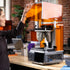 Formlabs Form Studio 1 3D Printer Lid Open Grey parts on build platform
