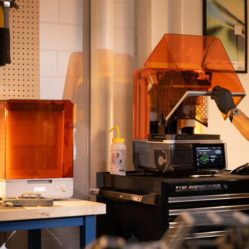 Formlabs Form Studio 1 3D Printer and Form Studio Wash+Cure in workshope