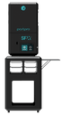 POSTPRO SFX vapour smoothing machine on machine stand. For use with MJF, SLS, Markforged and Stratasys 3D printed parts.