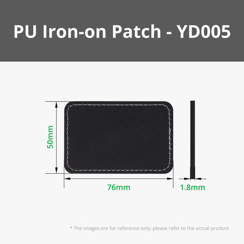 Bambu PU Iron-on Patch (10PCS) - Rectangular