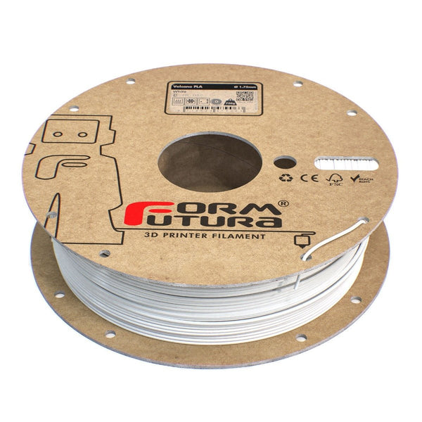 Formfutura Volcano PLA - White (1.75mm 2300 gram)